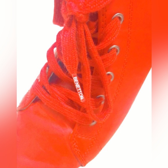Unused, Red Sneakers from United Colors Of Benetton, These are absolutely New! - Picture 3 of 4